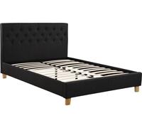 Lit double "Emmy" - 140 x 190 cm - Gris
