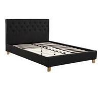 lit double emmy - 140 x 190 cm - gris Gris, Gris G