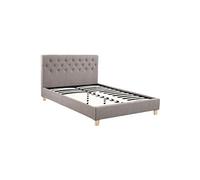 lit double emmy - 140 x 190 cm - taupe