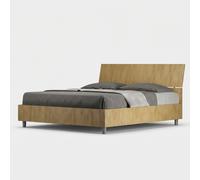 Lit double en conteneur bois 160x190cm Demas Nod Oak