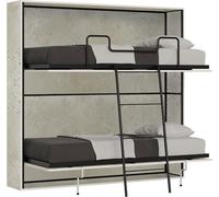 Lit double escamotable en cachemire Kando