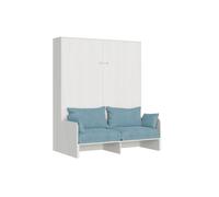 Lit double escamotable Kentaro 160 avec canapé