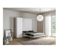 Lit double escamotable vertical - Kentaro - ISOKA - Frêne blanc - 160x190 cm - 2 places