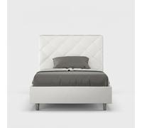Lit double rembourré 140x200 avec rangement moderne Priya F