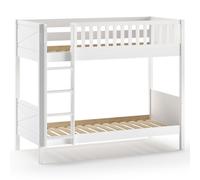 Lit Double Superposé Enfant "Scott" 90x200cm Blanc