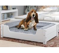 Lit douillet pour animaux 80x50 cm, pin blanc