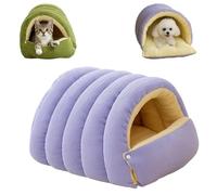 Lit Douillet pour Chat Cozy Monster, Grotte pour Chats d'intérieur, Maison pour Chat épaisse et Chaude en Hiver, Amovible et Lavable, pour Chats, Chatons et Petits Chiens