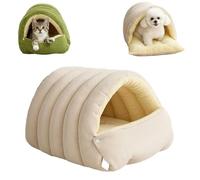 Lit Douillet pour Chat Cozy Monster, Grotte pour Chats d'intérieur, Maison pour Chat épaisse et Chaude en Hiver, Amovible et Lavable, pour Chats, Chatons et Petits Chiens