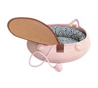 Lit Douillet pour Chat - Lit Drôle Lavable Antidérapant,Nid Doux pour Petit Chien et Chat,pour Maison Salon Balcon Sommeil Jeu Enrichissement Interaction