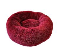 Lit douillet pour chien en forme de Donut Nobby Pet Xmas Elasa Rouge Ø 110x35 cm