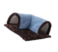 Lit doux et perméable en peluche pour petit animal domestique chaud maison pour temps froid pour petits animaux comme des hamsters