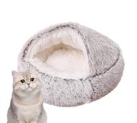 Lit doux pour chat - Petit lit pour chien, design élégant | Lits pour animaux de compagnie avec dessous antidérapant, lavable en machine, parfait pour le reste de vos animaux bien-aimés