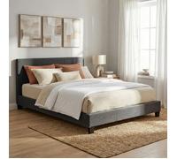 Lit DUBLIN 160x200 + 1 sommier / Gris foncé