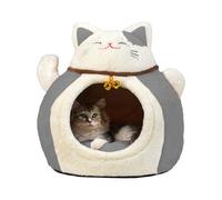 Lit e Chat Hiver Intérieur | NiSemi-Fermé pour Chaton - Lit e Sommeil ChauPour Chat - pour Maison Salon Chambre Appartement Nuit Sommeil Jour Sieste Refuge Sauvetage Vétérinaire