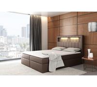lit éclairé box spring lits king size velours hôtel nouveau chambre à coucher meubles