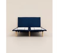Lit électrique 160x200 cm - Bleu - Acier recy onfort relaxant et personnalisé -Simple d'utilisation -Fabriqué en France - Tediber