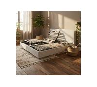 Lit électrique de relaxation en 5 plans de couchage 90x200 Plénitude Gris Baltique