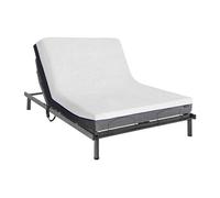 Lit électrique de relaxation lattes + matelas mémoire de forme - 140 x 200 cm - JIMBARAN II de YSMEE