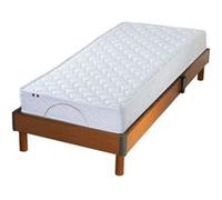 Lit Electrique Matelas Mousse Accueil Latex 3 Zones + Sommier Electrique 2x80x200 G