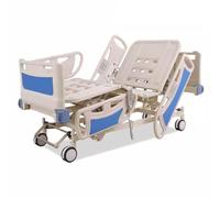 Lit électrique réglable avec télécommande, matelas respirant, haute capacité de charge pour soins à domicile et soins infirmiers