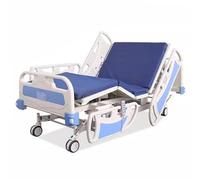 Lit électrique réglable avec télécommande, matelas respirant, haute capacité de charge pour soins à domicile et soins infirmiers