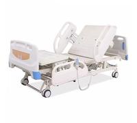 Lit électrique réglable avec télécommande, matelas respirant, haute capacité de charge pour soins à domicile et soins infirmiers