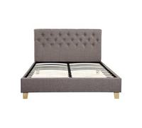 Lit "emmy" - 160 x 200 cm - taupe