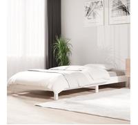 Lit empilable - CHG - CH0 - Bois de pin massif - Blanc - 90 x 190 cm