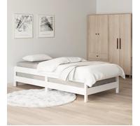 Lit empilable - Mothinessto - LY6178 - Bois de pin massif - 90x190 cm - Blanc