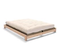 Lit en bois 140x200 - Aisha Basic Natura Tatami - Pascall