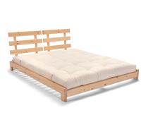 Lit en bois 180x200 - Aisha Classic Natura - Pascall