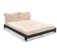 Lit en bois 180x200 - Aisha Exclusive Black - Pascall