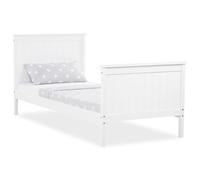 Lit Simple En Bois - Couleur Blanc
