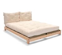 Lit en bois 90x200 - Aisha Exclusive Natura Tatami - Pascall