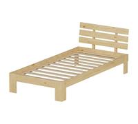 Lit en bois avec tête de lit 90x190cm finn