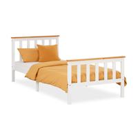 Lit En Bois De Jeunesse 90 X 200 Blanc