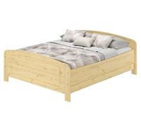 Lit en bois extra haut 160x200 Lit en bois massif pin Accessoires au choix