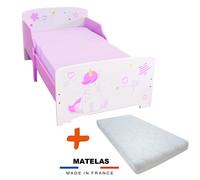 Lit en bois Licorne + Matelas