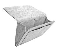 Lit en Feutre Pocket Bedside Rangement Sac Organisateur de Suspension Gris Clair avec des Poches pour des Livres et Plus Petit Quelque Chose pour la Cuisine intérieure de la Maison