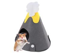 Lit en feutre pour oiseaux, nid de cage pour hamster, hamac confortable pour petits animaux, grotte pour lit pour petits animaux, nid d'oiseau,nid caché pour hamster lavable à la mode pour chinchillas