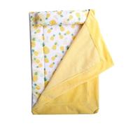 Lit en flanelle chaude avec housse, pour dragons barbus, gecko léopard, 1 pièce, accessoire pour chien en ligne, jaune, taille unique