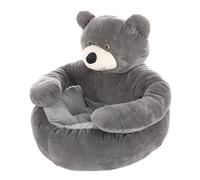 Lit en forme d'ours pour chien - Coussin en peluche super doux | Câlin d'ours mignon | Tapis de couchage en peluche avec fond antidérapant | Lits et canapés lavables pour chiens et chats pour
