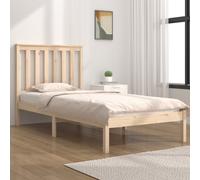 Lit en pin massif 100x200 cm