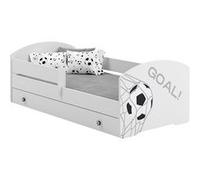 Kobi Lit Enfant 140x70 Blanc avec tiroir Foot