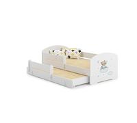 Lit enfant 160x80 Ours gigogne avec matelas