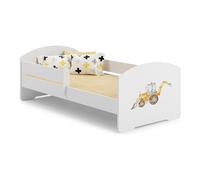 Lit enfant 160x80 tracteur avec matelas