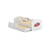 Lit enfant 160x80 Voiture gigogne avec matelas