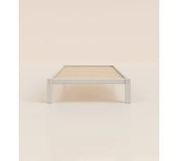 Lit enfant 80x200 cm Plus - Gris - Bois de bouleau massif éco-responsable -- Haut de gamme - Durable et robuste - Tediber