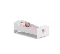 Lit enfant ANNA 160x80 Fée avec matelas - KOBI - Rouge - MDF