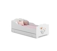 Lit enfant ANNI avec tiroir de rangement 140x70 Elephant avec matelas